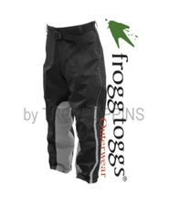 FROGG TOGGS RAIN GEAR MENS-NTH85106-01 BLACK TOAD SKINZ REFLECTIVE RIDING PANTS
