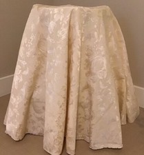 Tablecloth And Napkins Ivory Jacquard Round 67