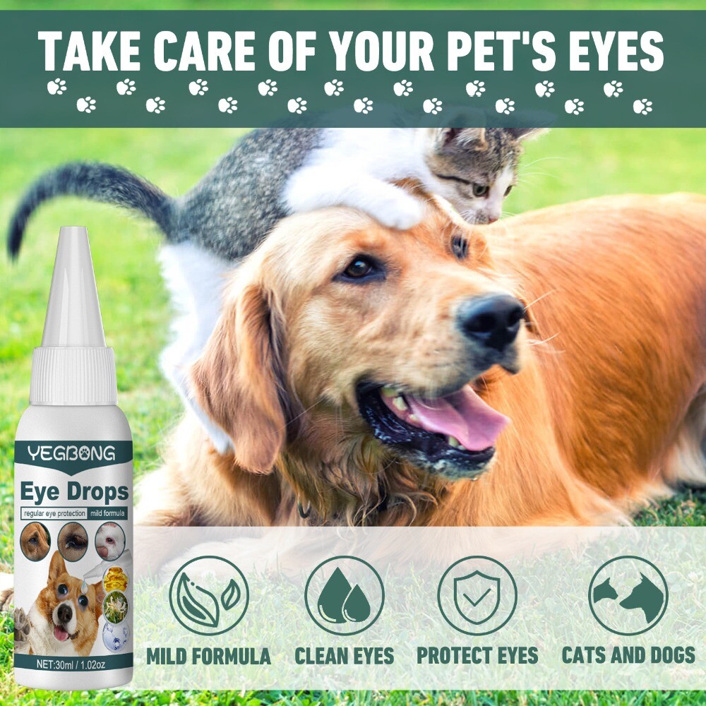 30ml Pet Eye Drops Moist Eyes Relieve Eye Itching Eye Lubricating Drop Dog/Cat eBay
