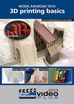 Model Railroading Tech: 3D Printing Basics DVD N Scale Toy Resin Train Oil Drums