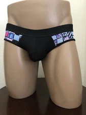 Justin Case Pink/Blue Square Style Brief Small