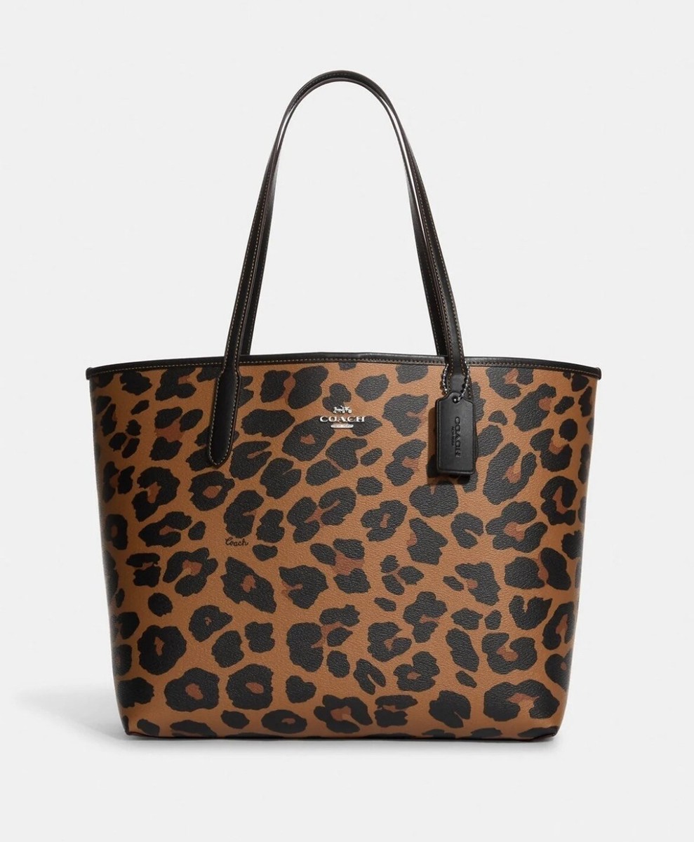 NWT Coach City Tote With Leopard Print CC760 195031677687 | eBay NWT Coach City Tote With Leopard Print CC760 195031677687 | eBay