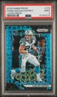 2018 Panini Prizm Christian Mccaffrey #172 Panthers Lazer Blue PSA 9