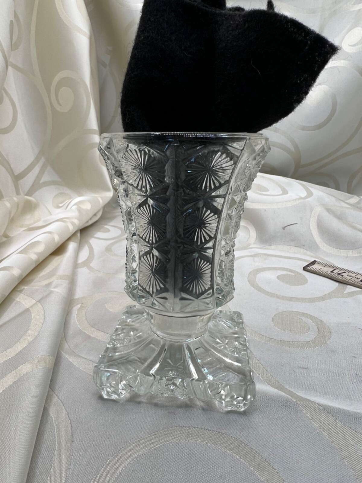 Bohemian Crystal vase