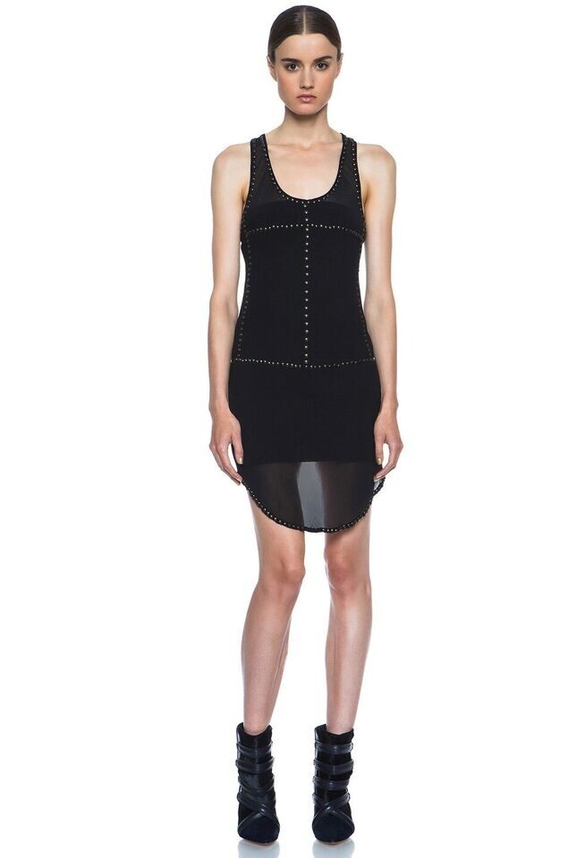 オールインワン・サロペット Isabel Marant Sana' Black Silk Dress Isabel Marant | Sana Dress in Black/Ecru