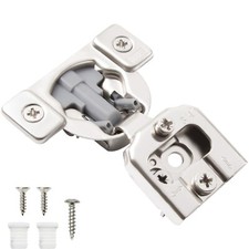 Compact Cabinet Hinges, Soft Close 105° Face...