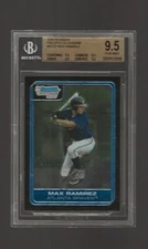2006 BOWMAN CHROME PROSPECTS MAX RAMIREZ #BC52 ROOKIE BGS 4x 9.5