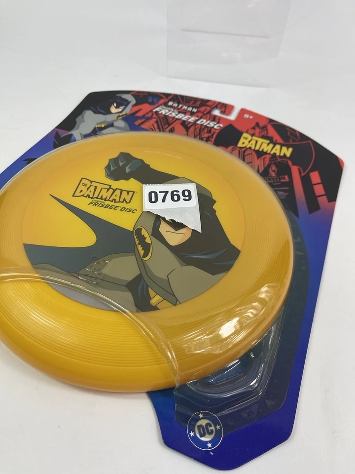 Disco Frisbee Serie Animada Batman Original Marca WHAM-O Cómic DC Sellado En Paquete Foto 4 de 4