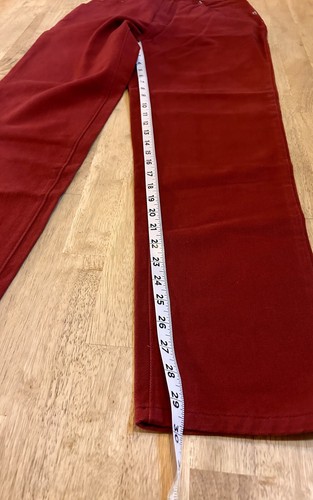 Esprit Women's Relaxed Jean 100% Cotton Wine Red Jeans Size 7 NEW MSRP $50 - Picture 12 of 14