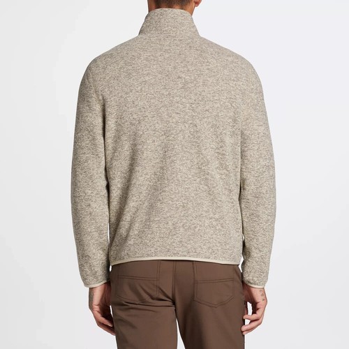 Alpine Design Men's Retreat Quarter Snap Fleece | Tan Heather | Small - Picture 3 of 10