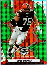 2022 Panini Mosaic #225 Joel Bitonio Mosaic Green