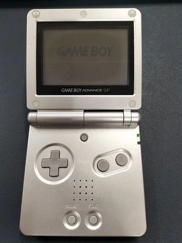 L144 Ship Free Nintendo Gameboy Advance SP console Silver Japan GBA x