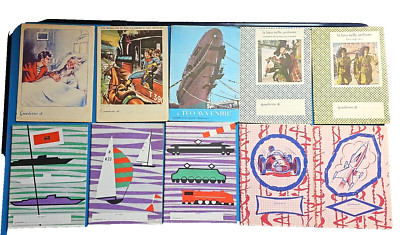 ''TIME OFFER'' 10 VINTAGE NOTEBOOKS NEW FROM THE ERA (Lot 3)