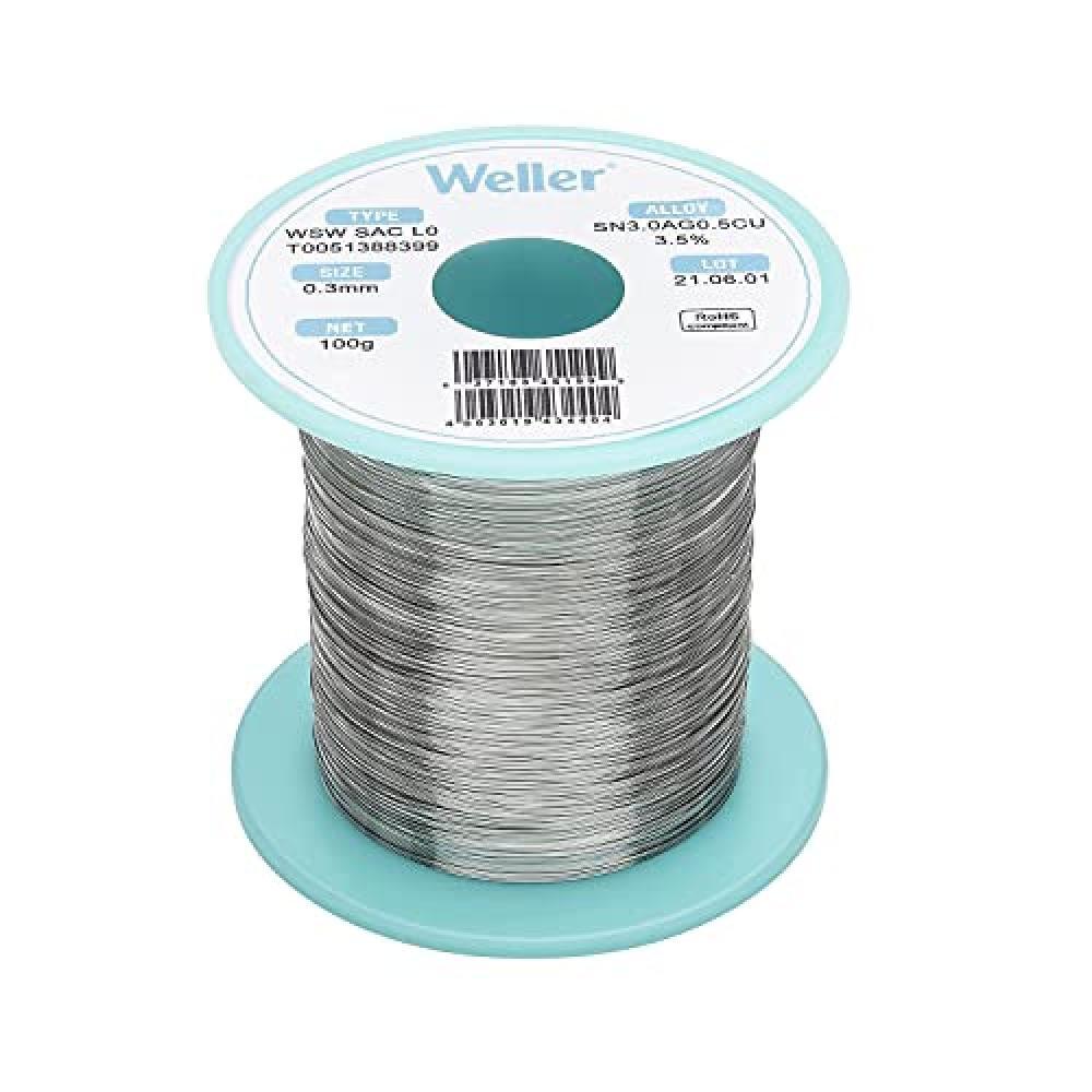(TG. 1,2mm, 500g) Weller WSW sac M1 (T0051386799) Filo Saldante, Ø 1.2mm, 500g,