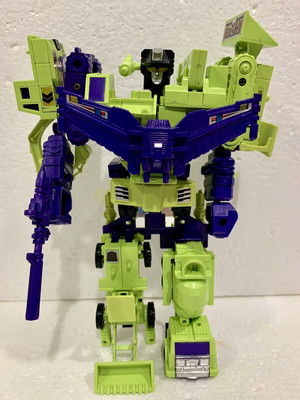 G1 Constructicons: vintage Devastator set of 6 figure complete lot combiner