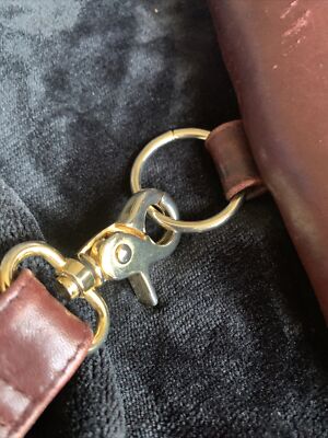 Vintage Tignanello Sling One Shoulder Leather Backpack Brown  display picture 1