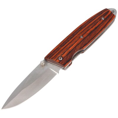 Herbertz Solingen Wood Drop Point Knife 82 mm 209411
