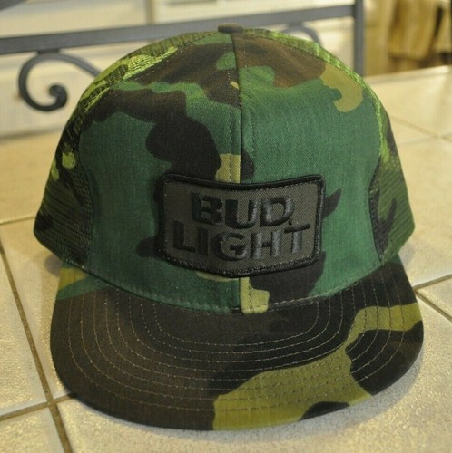 Vintage Bud Light Camo Camouflage 