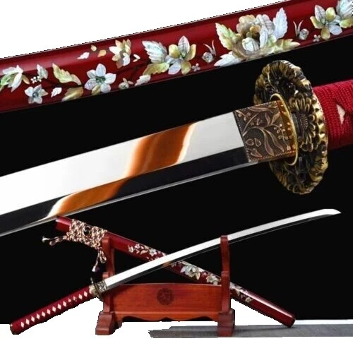 Curved katanas japonesas de colección