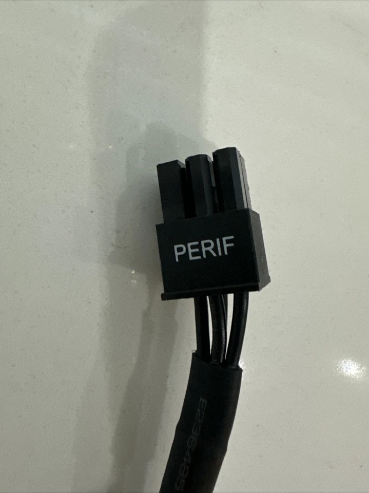 EVGA SuperNOVA 650 750 850 1000 G5 6-pin to 3x 4pin Perif/Molex Cable ORIGINAL - Image 2 of 3