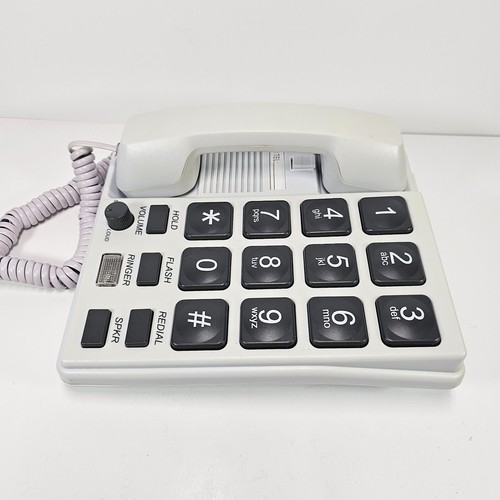 Large Number Corded Phones for Seniors Elderly, Big Button Telephones Loud - Zdjęcie 2 z 5