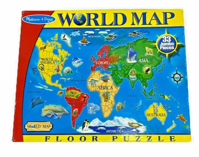 melissa & doug usa map floor puzzle