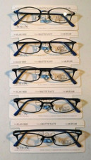 Vintage 5 Pc. ELAN 9222 Matte Navy 46/20 Eyeglass Frame Lot New Old Stock 401