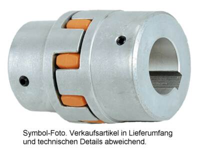 KTR Rotex 90 GG Kupplung komplett, Bohrung mit Nut wählbar, 92 SH-A Zahnkranz