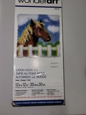 Wonderart Latch Hook Kit 12"X12" Pony New In Box