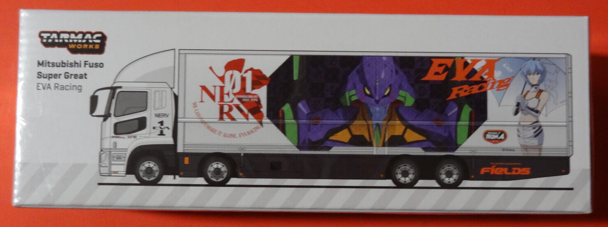 TARMAC WORKS 1:64 MITSUBISHI FUSO SUPER GREAT EVA RACING TARMAC WORKS 1:64 MITSUBISHI FUSO SUPER GREAT EVA RACING