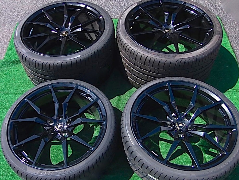 4 Factory Lamborghini Aventador Wheels Tires Caps TPMS LP720 OEM Dione 20 21 Set