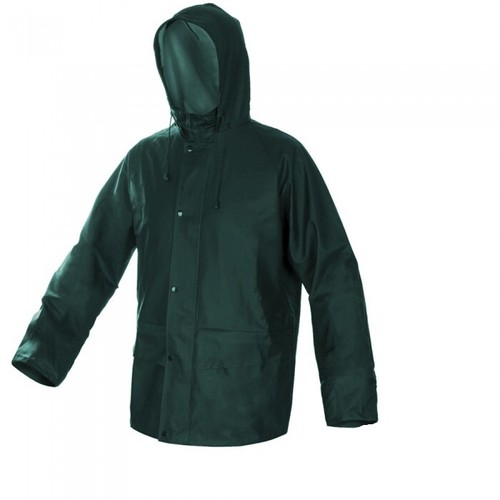 Regenjacke Arbeitsjacke Regenschutzjacke Regenanzug Regenmantel Kapuze 100% PU - Bild 5 von 5