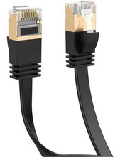 CableCreation Flat Cat8 Ethernet Cord  40G High Speed Slim Network LAN Cable