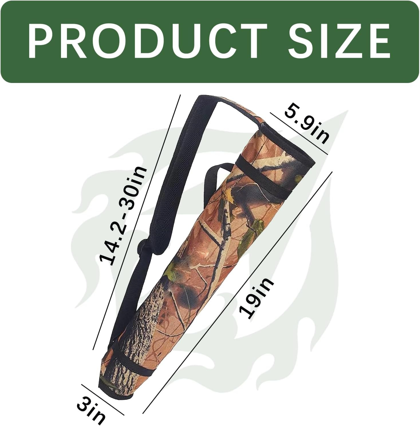 Archery Quiver Back and Hip Quivers Adjustable Arrow Backpack Bag Holder Side Hi