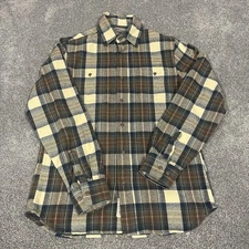 Schott Bros Heavy Flannel Shirt Mens Size Small S Button Down Cabin Carpenter