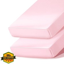 Ersmak Pink Crib Sheets 2pk 28x52x9
