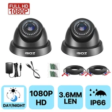 ZOSI 2PK 1080P Security CCTV Camera for DVR Home Outdor System 80ft Night Vison