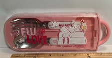 NIB Peanuts Snoopy/Woodstock 2pc Cutlery