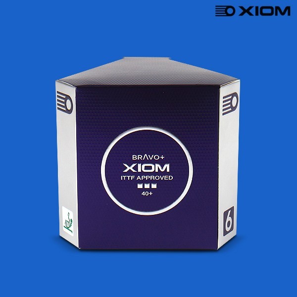 XIOM Bravo Plus ITTF Competition Table Tennis Balls Sports Training Ball 6pcs 5190₽