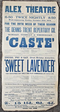 Original Antique 1926 Widnes Alexandra Theatre Playbill - Sweet Lavender