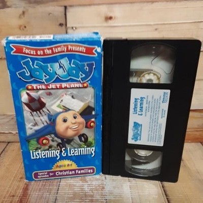 Jay Jay The Jet Plane Listening And Learning VHS Used Kids Educational Cartoon