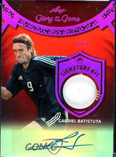 2026 Leaf Glory of the Game Pink Holo 2/2 Gabriel Batistuta  Auto