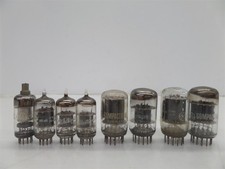 Mixed Lot Of 8- GE 6GH8A 23Z9 14BR11 Miniature Electron Tubes