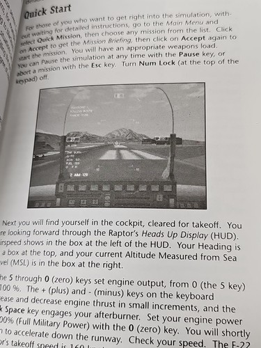 Novalogic F-22 Raptor Users Manual (BB8) - Picture 3 of 4