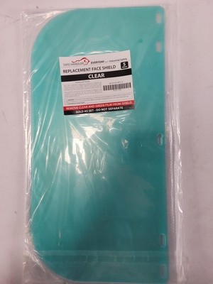 Safe Handler Replacement Face Shields 1 Count (Pack of 5) Faceshield