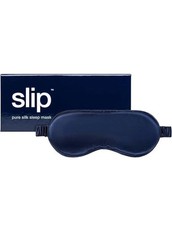 slip Pure Silk Sleep Mask - Navy  100 Mulberry Silk, Ultra Soft  Comfortable
