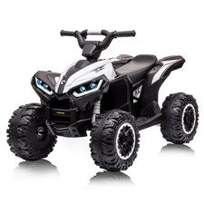 12V Kids Ride On Toy Car ATV 4-Wheeler W/ Music  Foot Pedal Electric Kids Gift