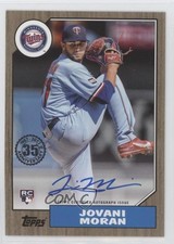 2022 Update 1987 Topps Baseball Gold 12/50 Jovani Moran #87BA-JMO Auto q2x