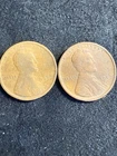 Lot of (2) 1909 P Lincoln Wheat Penny 1c VG Very Good Condition Coin cb707