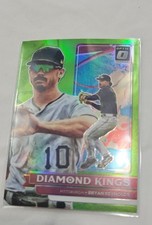 2022 Panini Donruss Optic - Diamond Kings Bryan Reynolds #25 Lime Green Prizm